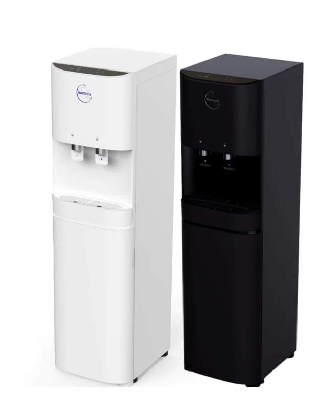 Black and white Bottom loaded water cooler